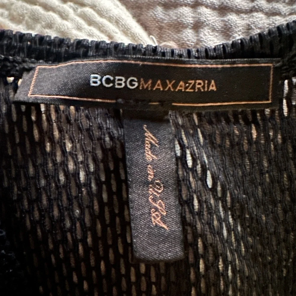 BCBGMaxAzria Mesh RacerbackTank Top - Picture 3 of 4